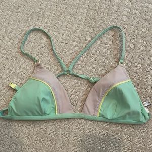 Nanette Lenore neon bikini top